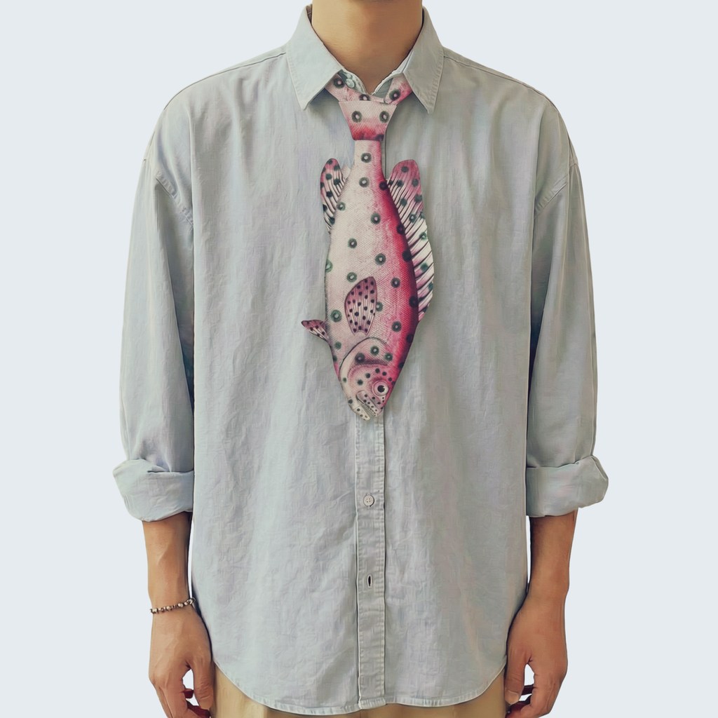 EdwardTrend© Coral Grouper Tie