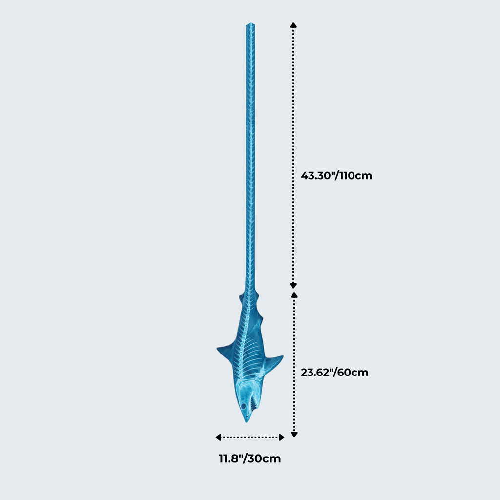 EdwardTrend© X-ray Blue Shark Tie